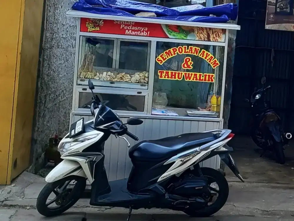 Gerobak aluminium fried chicken