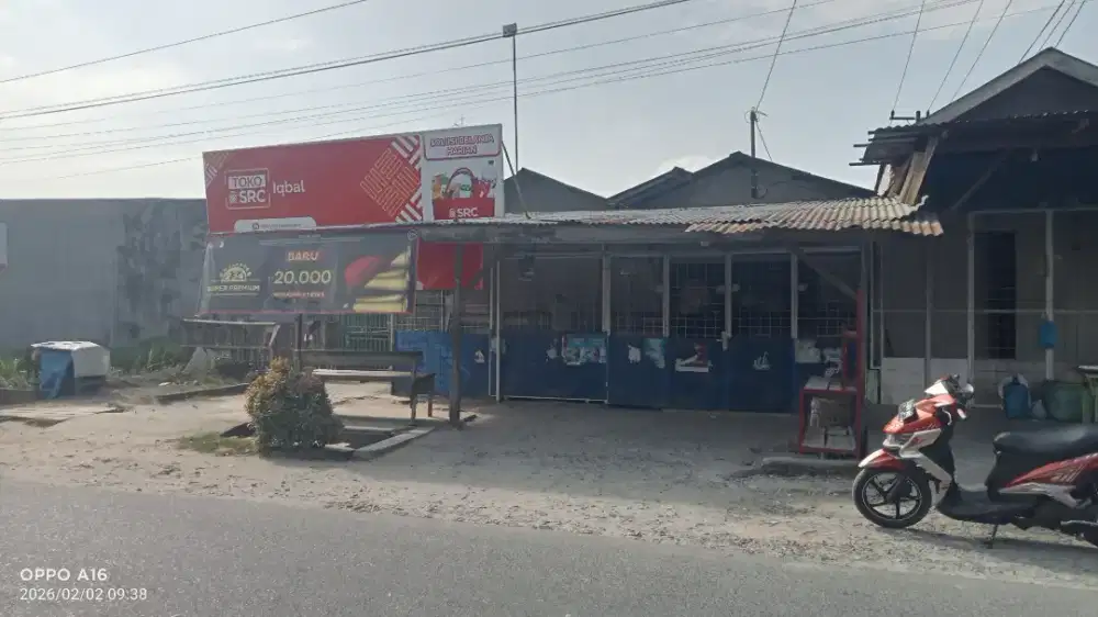 Dijual ruko di pinggir jalan
