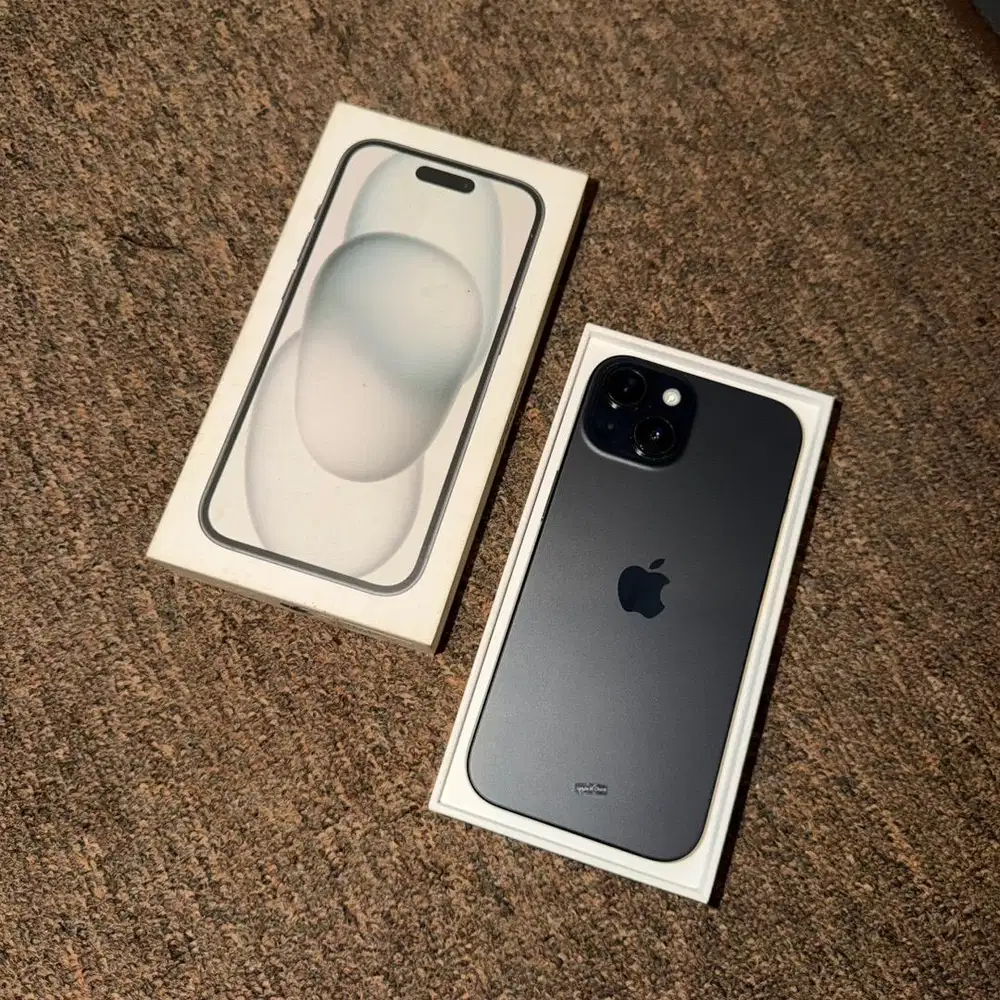 Iphone 15 128gb Hitam (Ibox)