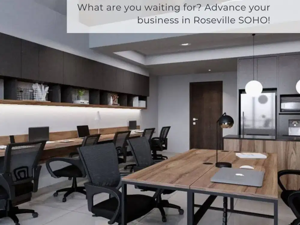 SOHO Roseville Jual Cepat luas 112sqm Harga Dibawah PPJB - Fasilitas Lengkap