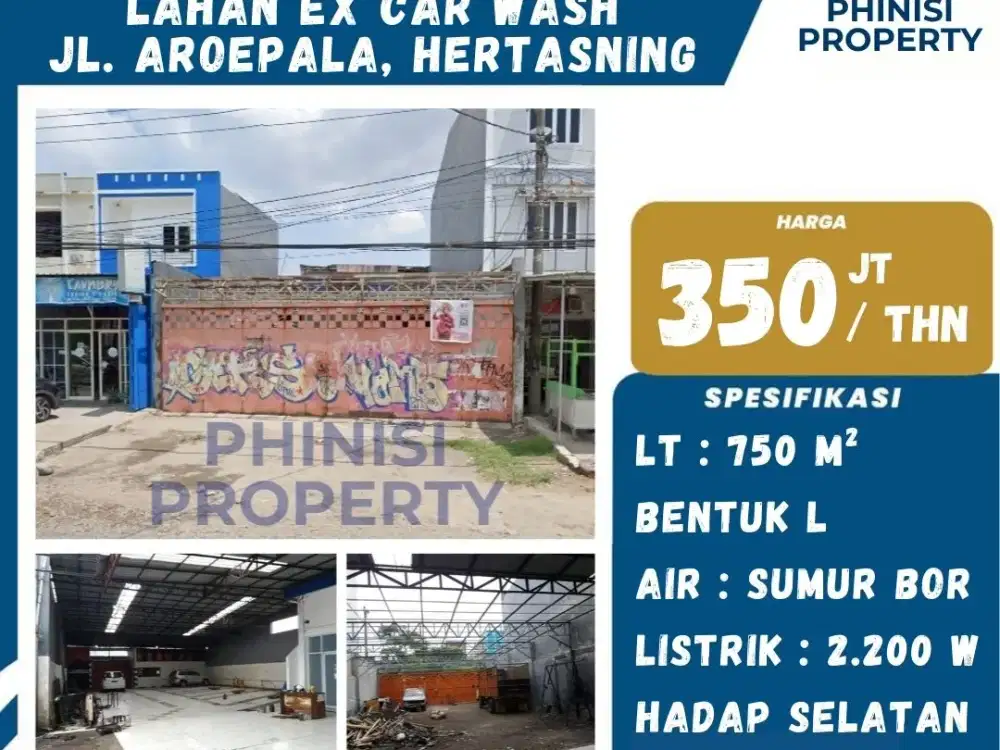 Disewakan Tanah di Jalan Aroepala Hertasning Baru