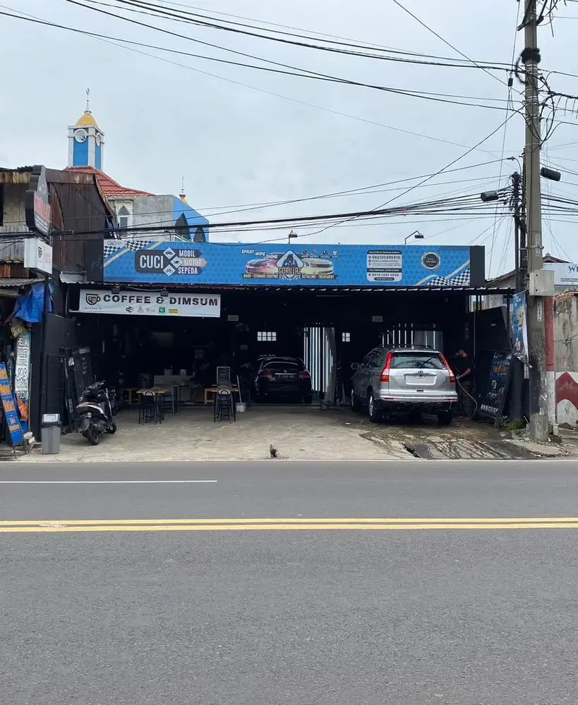 Dijual CEPAT Tanah Bangunan pinggir jalan raya, dekat RS Hermina