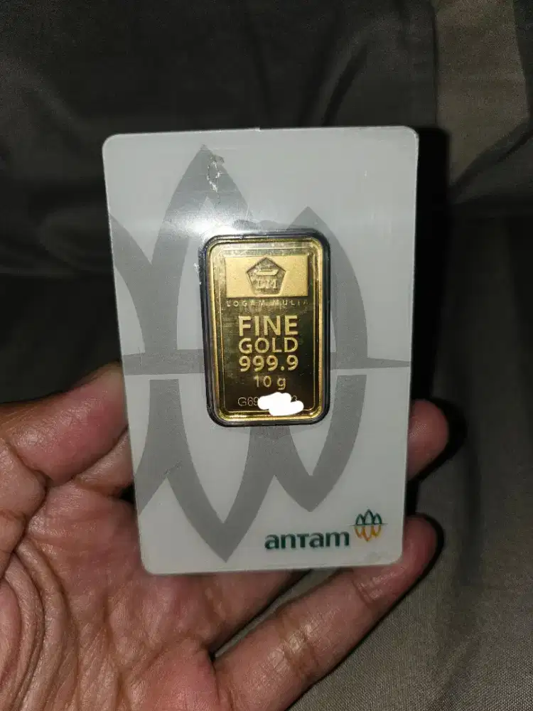 Certicard logam mulia emas Antam 10gr cetakan 2025