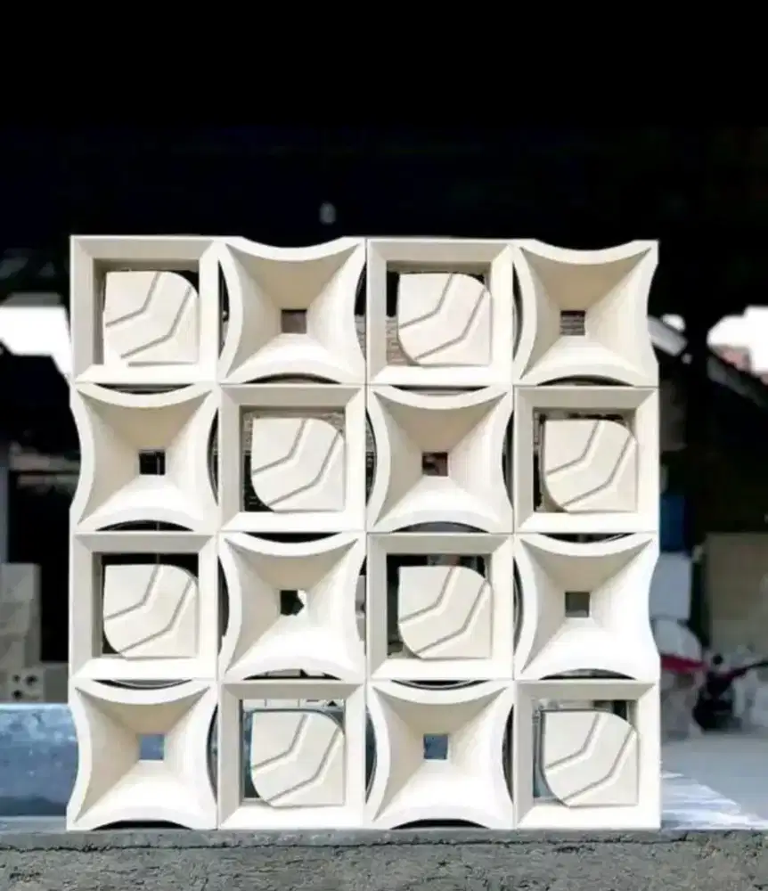 Roster beton berbagai macam motif barang