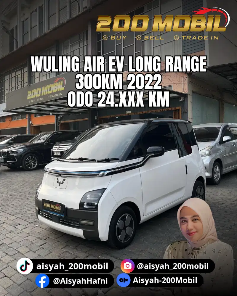 Wuling Air EV Long Range 300km 2022 Listrik