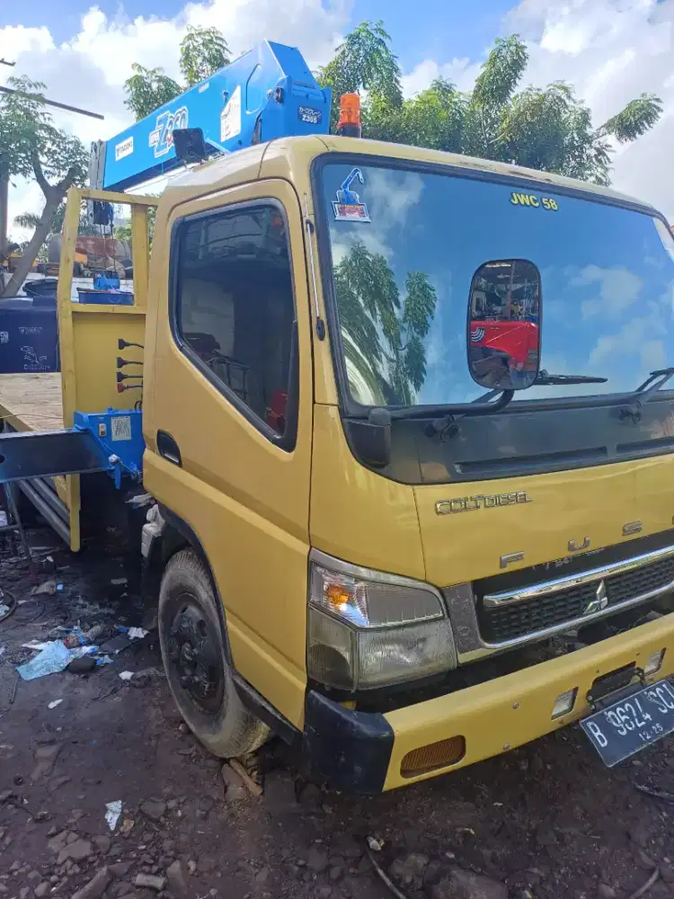 Dijual canter 136 HDL tahun 2020 dan crane 365 kaki silang tadano