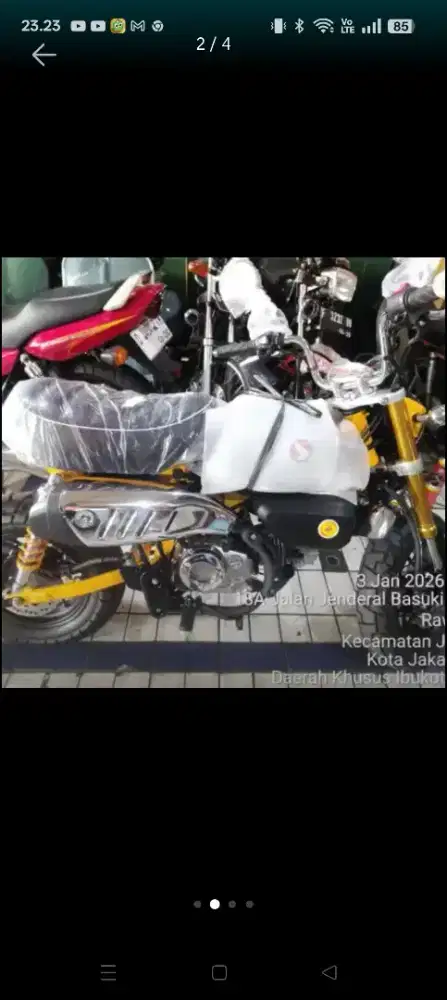 Honda Monkey 2025 km 30 masih baru