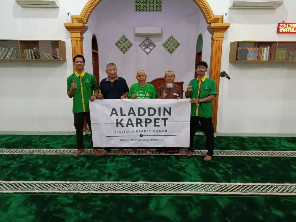 Karpet masjid Hijau Turki