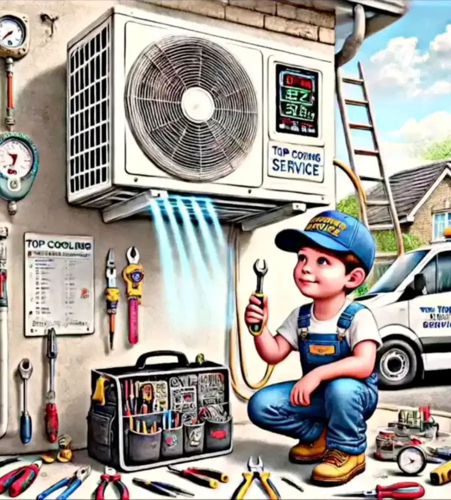 SERVICE AC KULKAS MESIN CUCI POMPA AIR BONGKAR PASANG AC