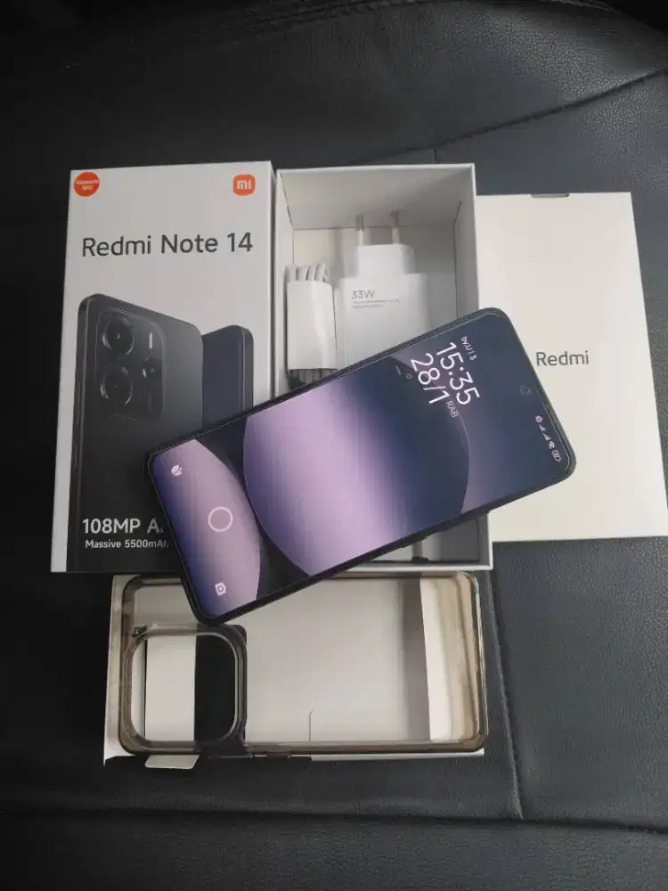 Redmi NOTE 14 RAM 8+8/128GB NFC Garansi ON Jan 2027 like new 99%