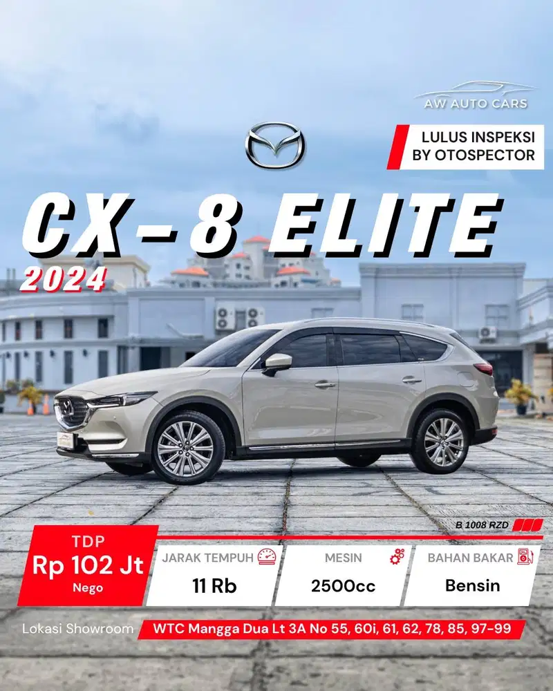 [KM 11 RB] Mazda CX-8 Elite 2024 CX8 Sunroof CX9 Touring AWD 2023 CX-9