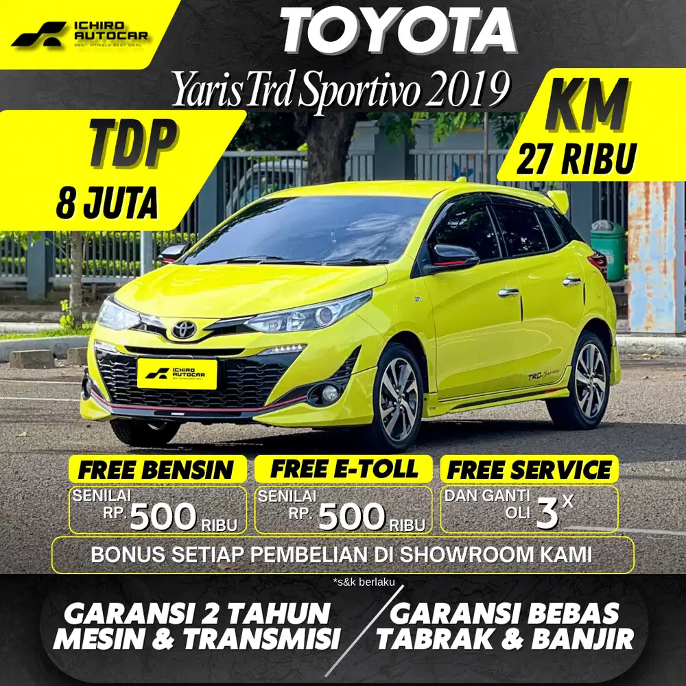 Toyota Yaris S TRD 7 Airbag 2019
