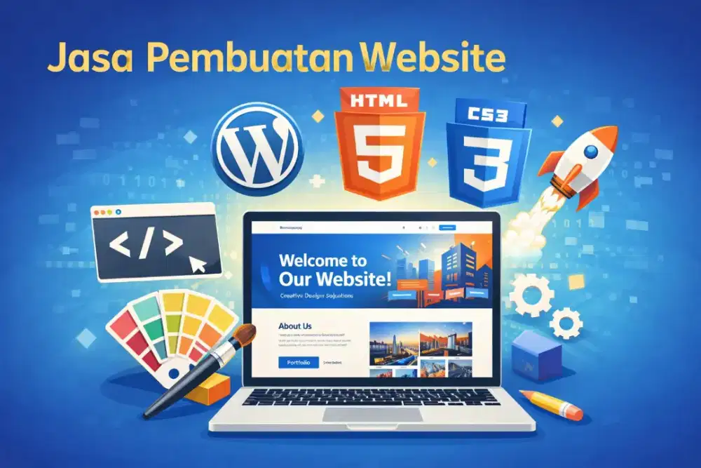 Jasa Pembuatan Website untuk Perusahaan, Bisnis Dan portfolio apa saja