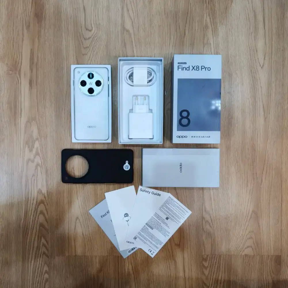 Oppo Find X8 Pro 16/512GB Warna Pearl White Resmi Fullset