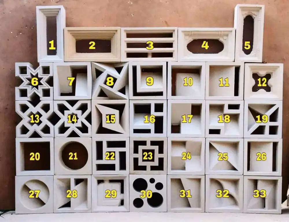 Lobster 20x20 putih dan abu²