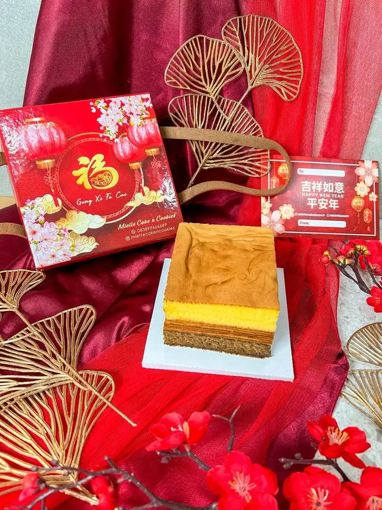 PO Miette Cake Hampers Lapis legit Kombinasi  Uk 10x10
