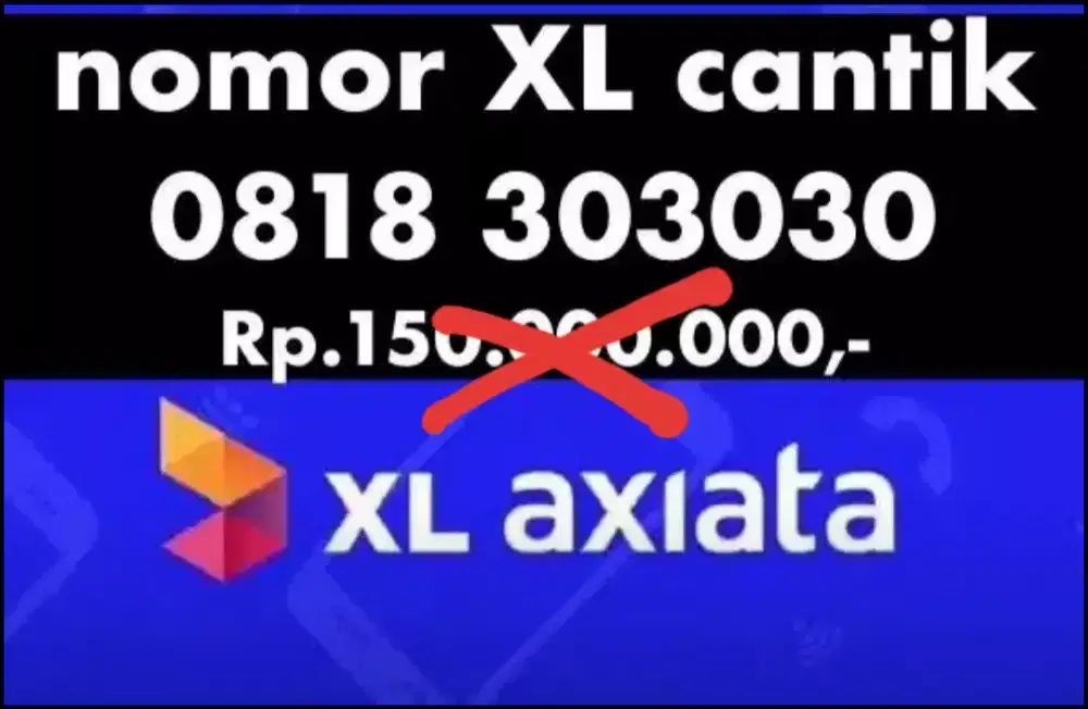 NOMOR HP CANTIK XL SUPER,  bkn telkomsel halo simpati indosat mentari