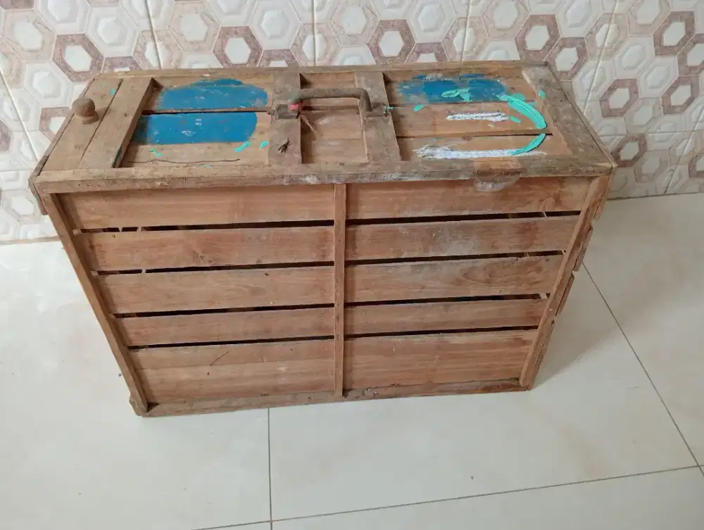Box ayam bahan kayu kokoh
