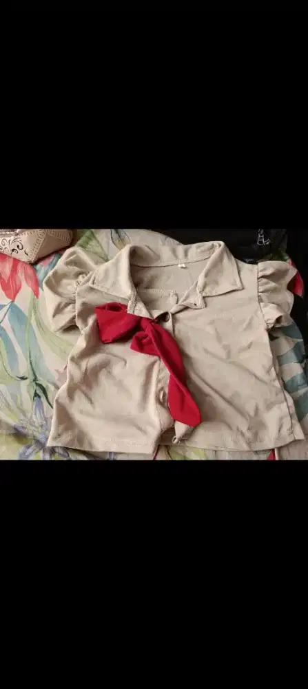 Dijual Borongan Baju anak,tas baby joy dan 3 boneka