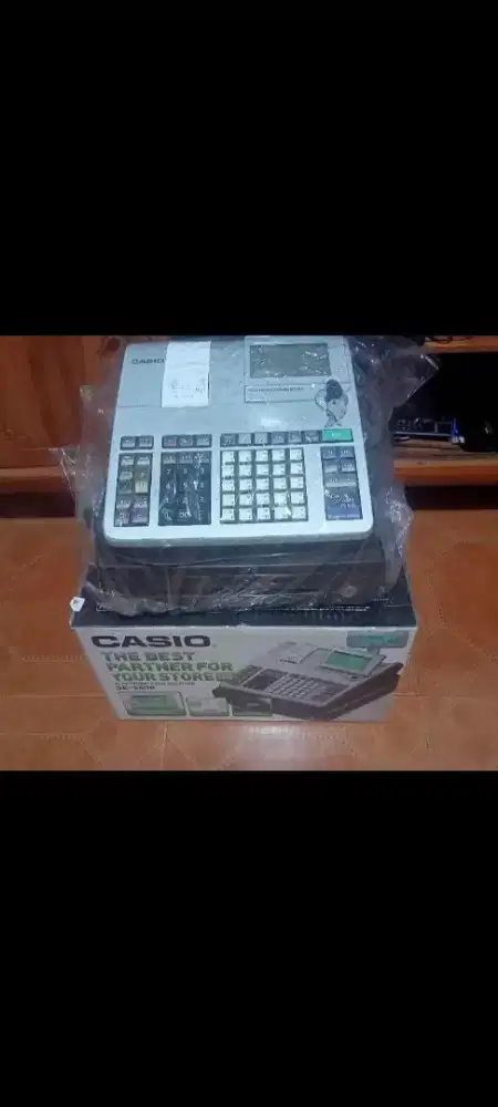 Mesin kasir Casio S400 2nd komplit
