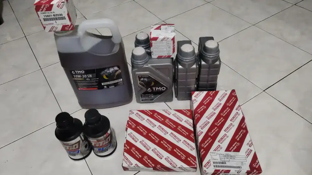 Oli mesin dan oli rem Toyota, Filter kabin, filter mesin Toyota Rush