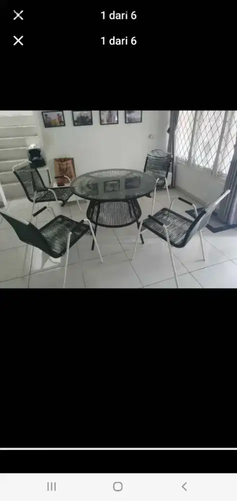 Satu set meja + kursi