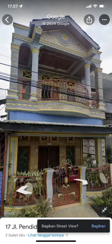 Jual Rumah 2 lantai di lokasi Strategis Pematangsiantar  1,2M Nego