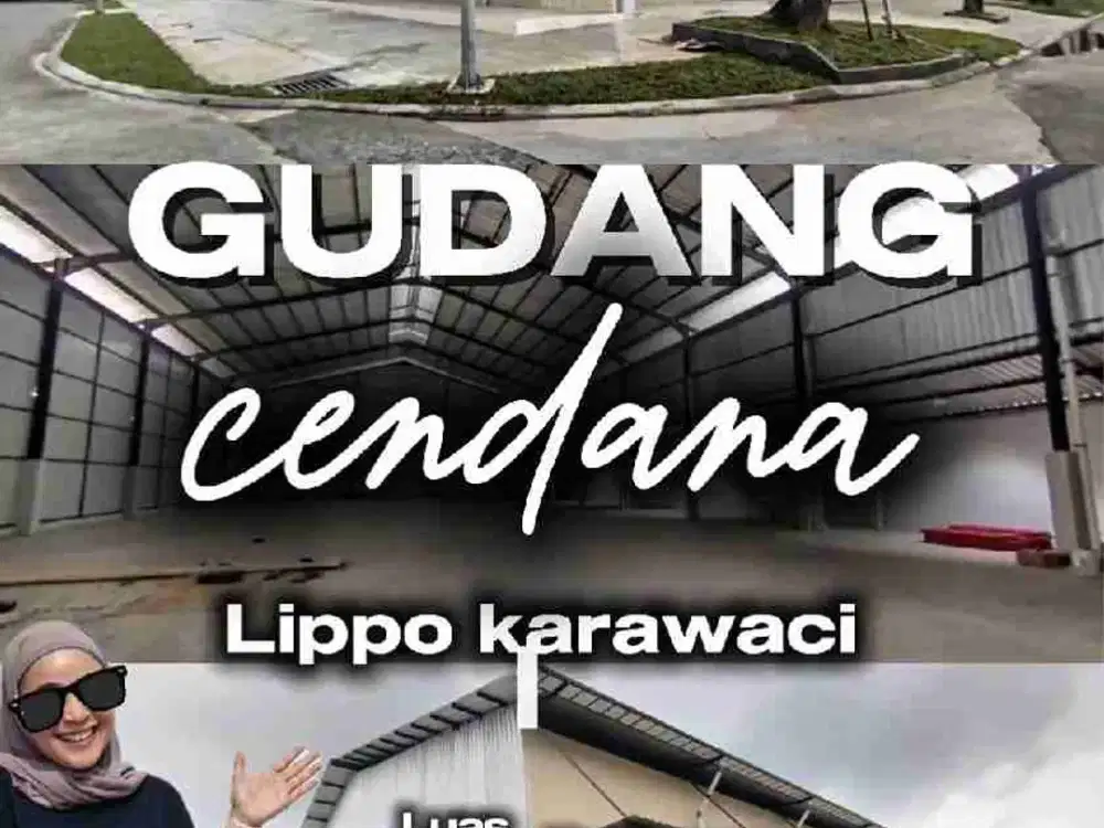 Disewakan gudang baru di lippo karawaci