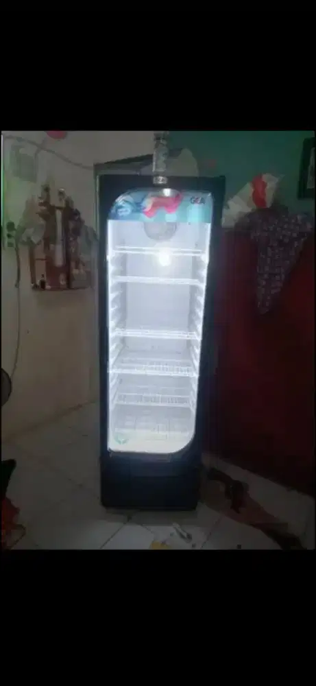 Jual butuh showcase kulkas pendingin minuman ukuran 5 rak