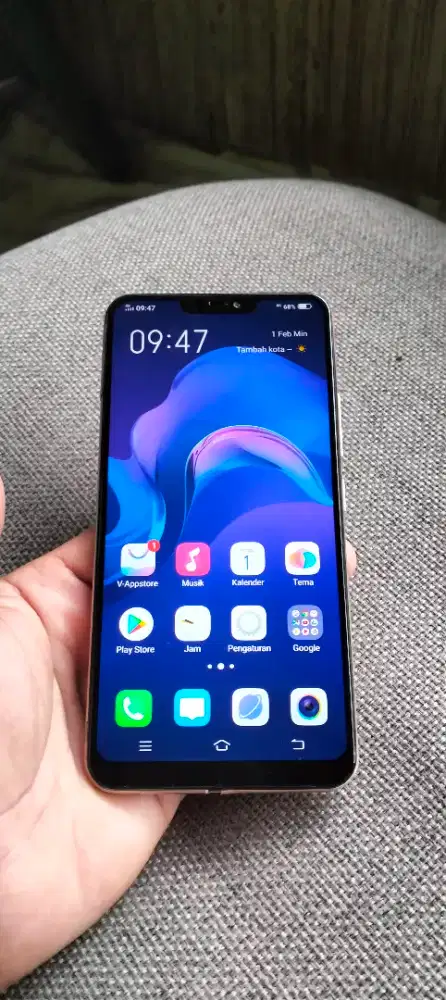 Vivo V9 4G LTE 4/64 batangan normal siap pakai