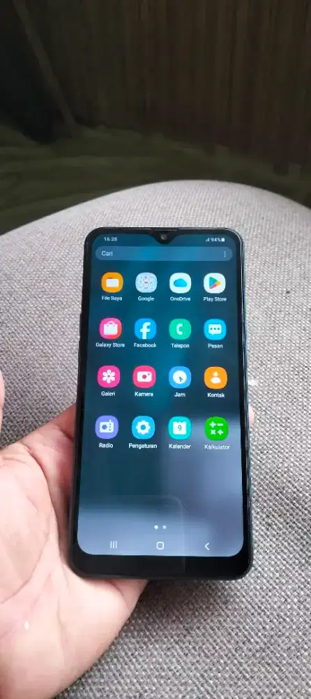 Samsung galaxy a10s 4G LTE 2/32 sidik jari batangan normal siap pakai