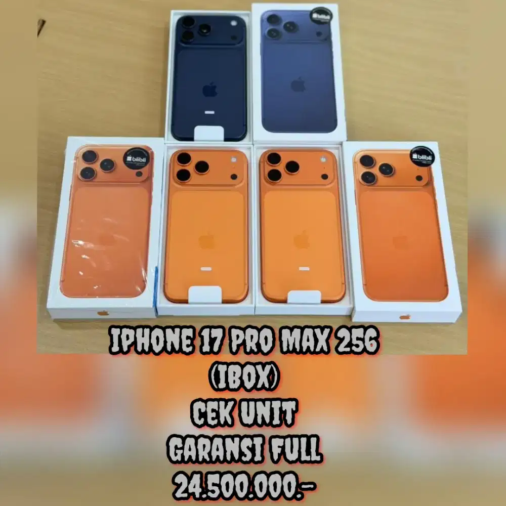 Iphone 17 Pro Max 256 (iBox) Cek Unit