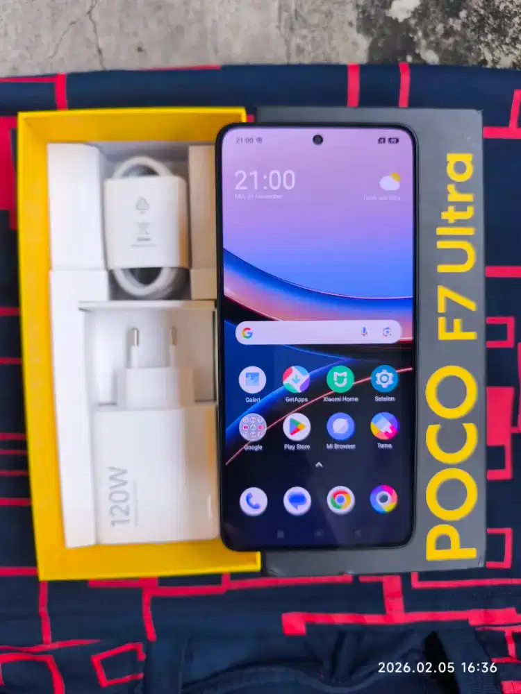 Poco F7 Ultra 12/256 Fullset ori segel garansi ON Mei 2027