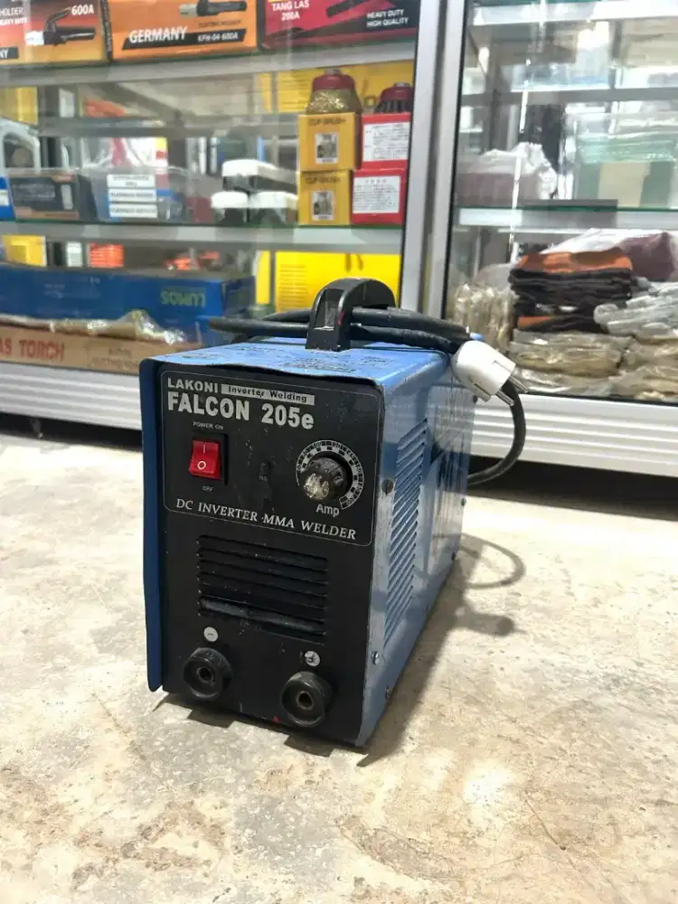Mesin las bekas MMA 200A lakoni bekas 1 phase SMAW STIK listrik