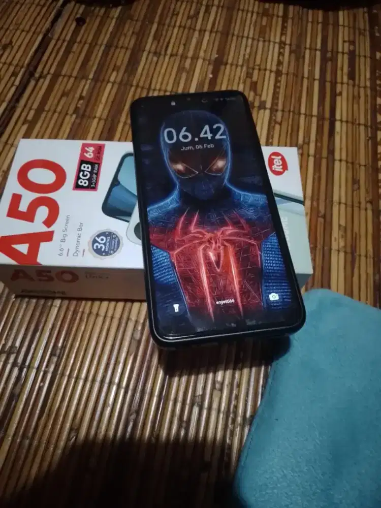 Hp itel A50 8GB (3+5) RAM 64