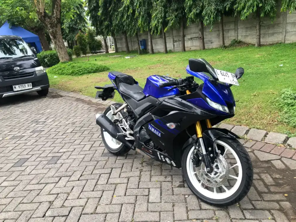 YAMAHA R15 V3 2019–PLAT L-SURAT LENGKAP-PAJAK HIDUP-SIAP GAS-NO PR