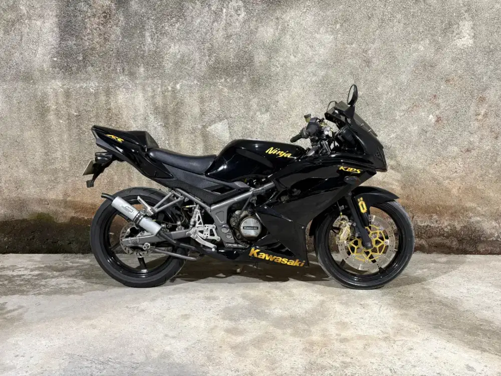 Ninja RR New 2015 Asli Merah Repaint Hitam Mulus