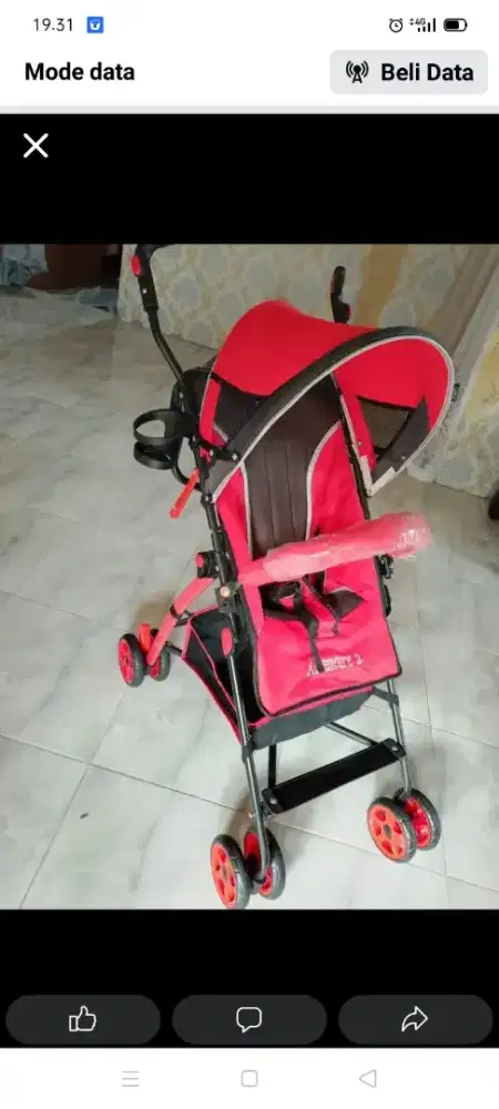 Dijual cepat stroller Pliko masih baru