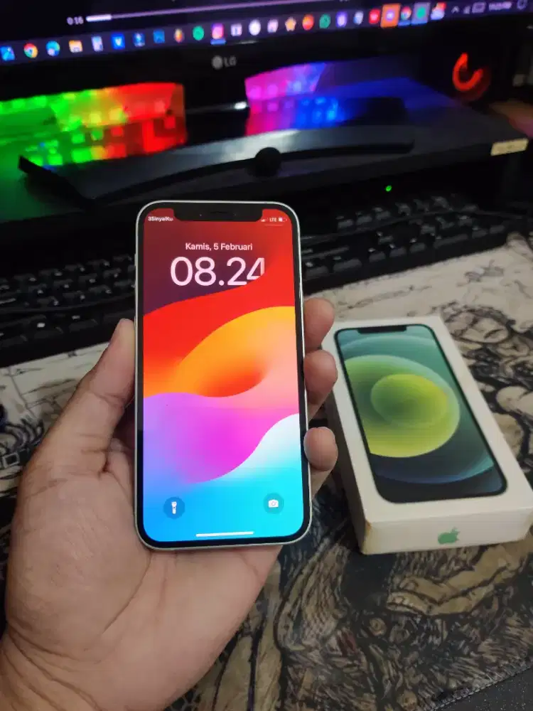 Iphone 12 mini Nominus mulus, all operator 64gb bebas reset Bisa tt/bt