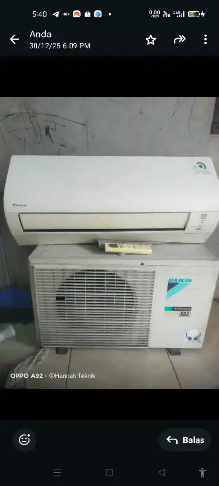 Daikin inverter 1/2 pk