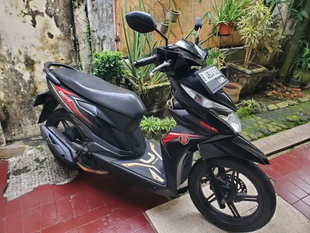 Honda Beat Hitam 2019 Full orisinil.