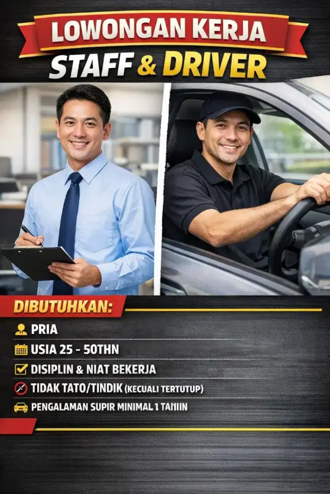 Lowongan kerja driver wisata jogja