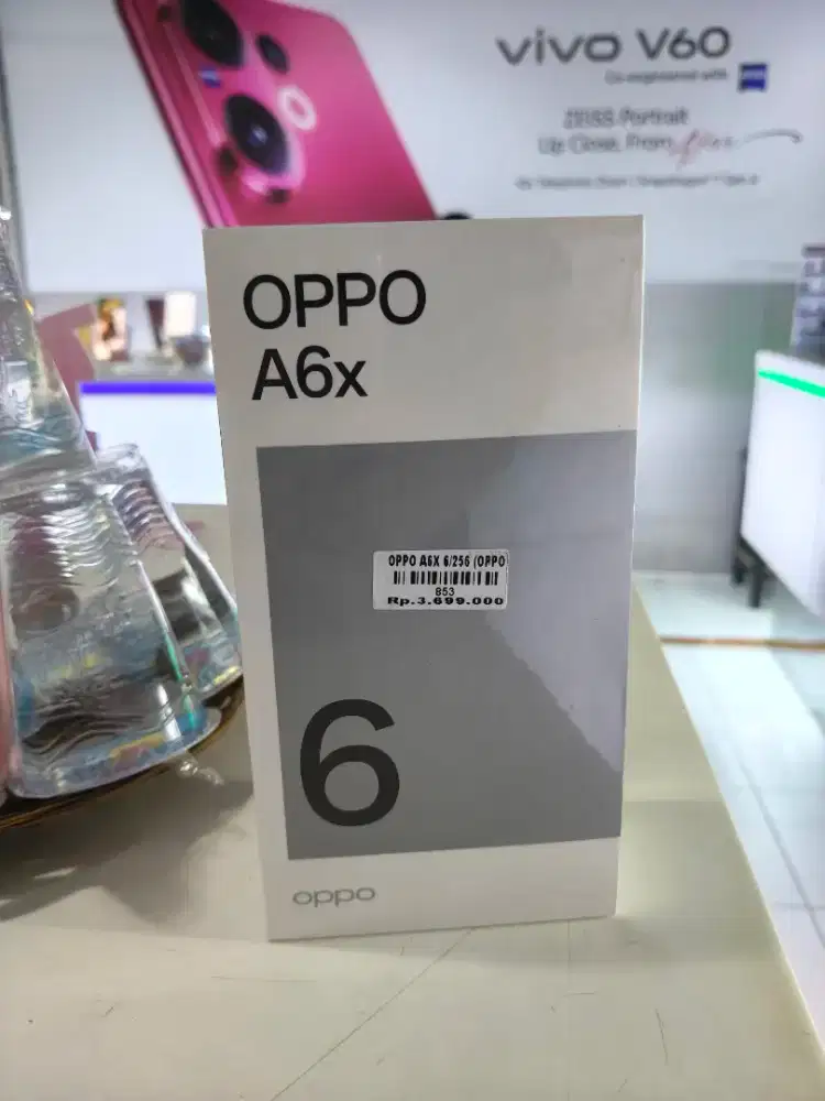 Ready Oppo A6x 6/256 garansi resmi 1tahun Atlantis dahsyat