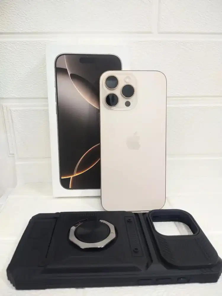 Iphone 16 pro max 256G bh100% grs 07/2026 like new original grs resmi