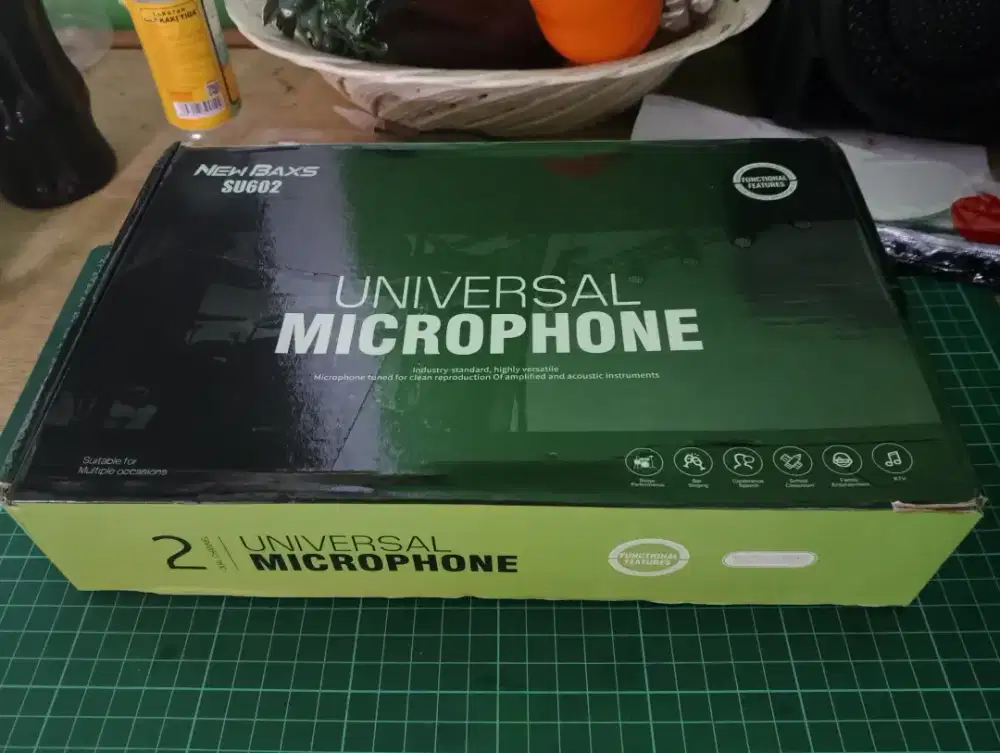 Universal microphone dual channel