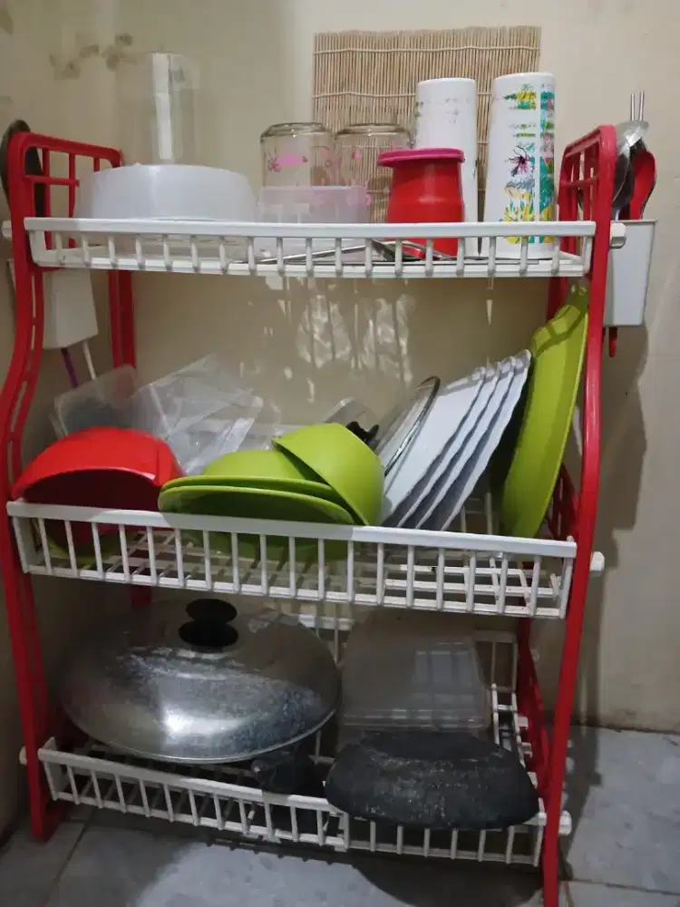 Rak piring plastik