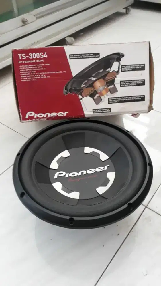 Subwoofer pioneer TS 300S4 baru CUCI GUDANG