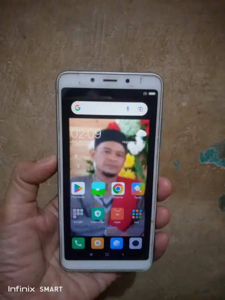 Xiaomi 6a ram 2/16 jaringan 4g