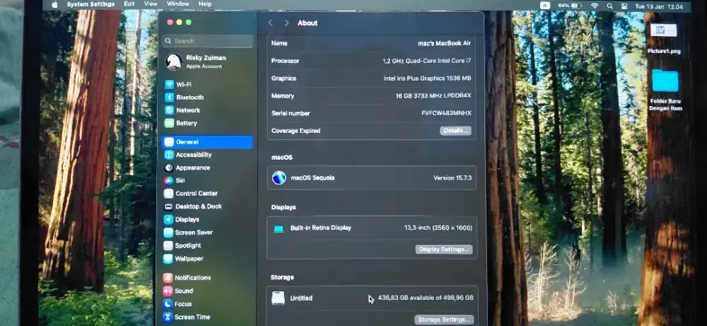 Macbook air 2020 cto
