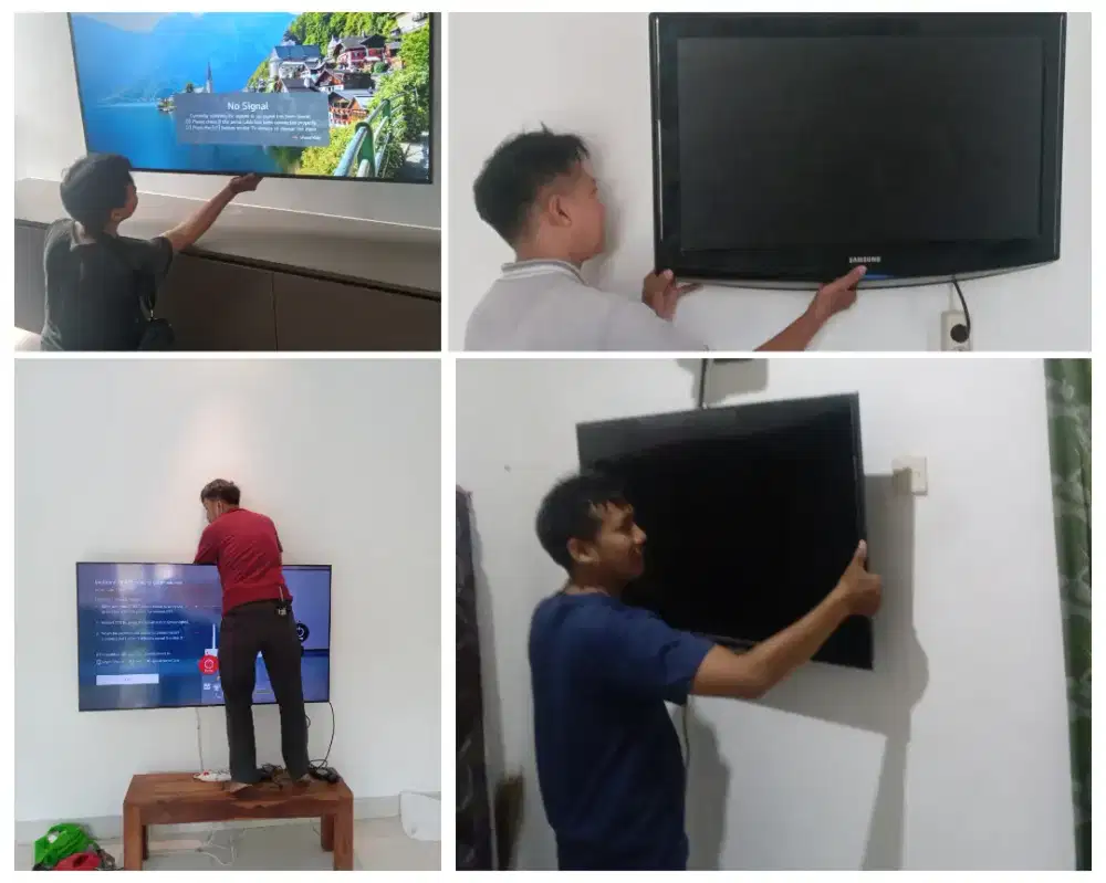 Braket +pasang atau jasa pasang terima rapih breket bracket led tv
